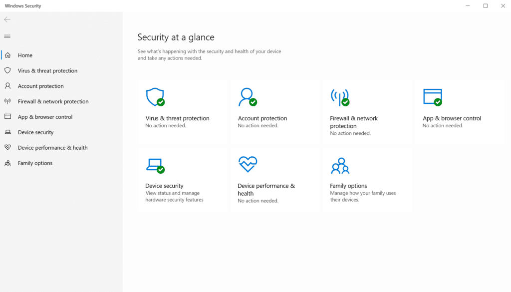 Windows Defender Dashboard