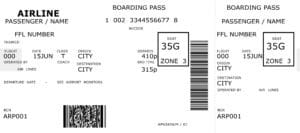 Airline boarding pass as a metaphor for application allowlisting as required by CMMC.